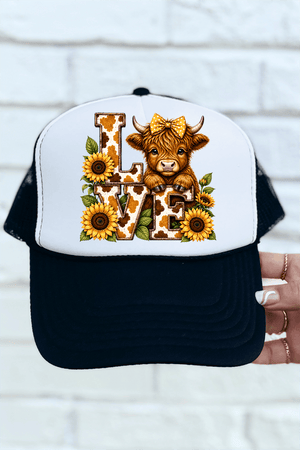 Little Highland Love Otto Foam Front Trucker Hat - Wholesale Accessory Market