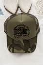 Husband's Problem Otto Camo with Olive Green Foam Front Trucker Hat - Wholesale Accessory Market