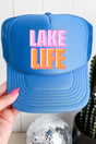 Golden Hour Lake Life Otto Columbia Blue Foam Front Trucker Hat - Wholesale Accessory Market