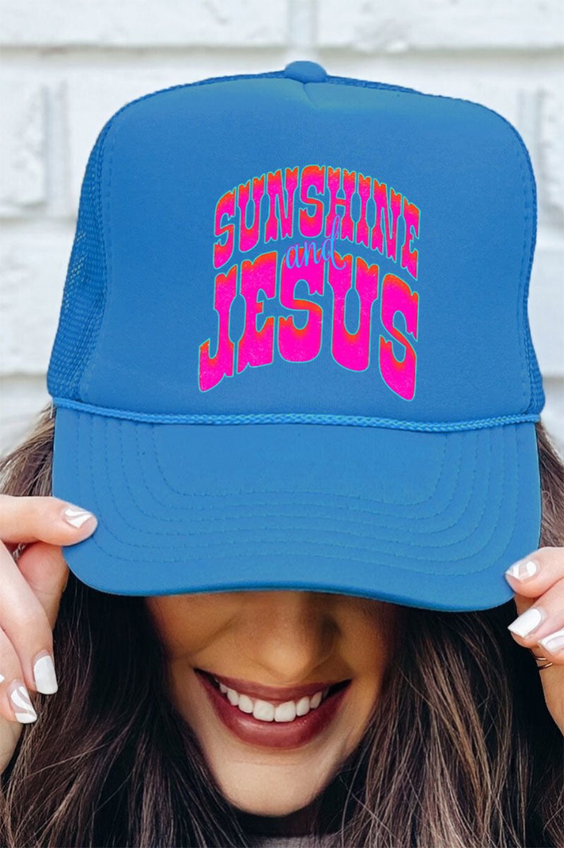 Radiant Sunshine And Jesus Otto Foam Front Trucker Hat - Wholesale Accessory Market