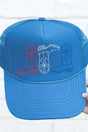 Red, White, & Boots Otto Columbia Blue Foam Front Trucker Hat - Wholesale Accessory Market
