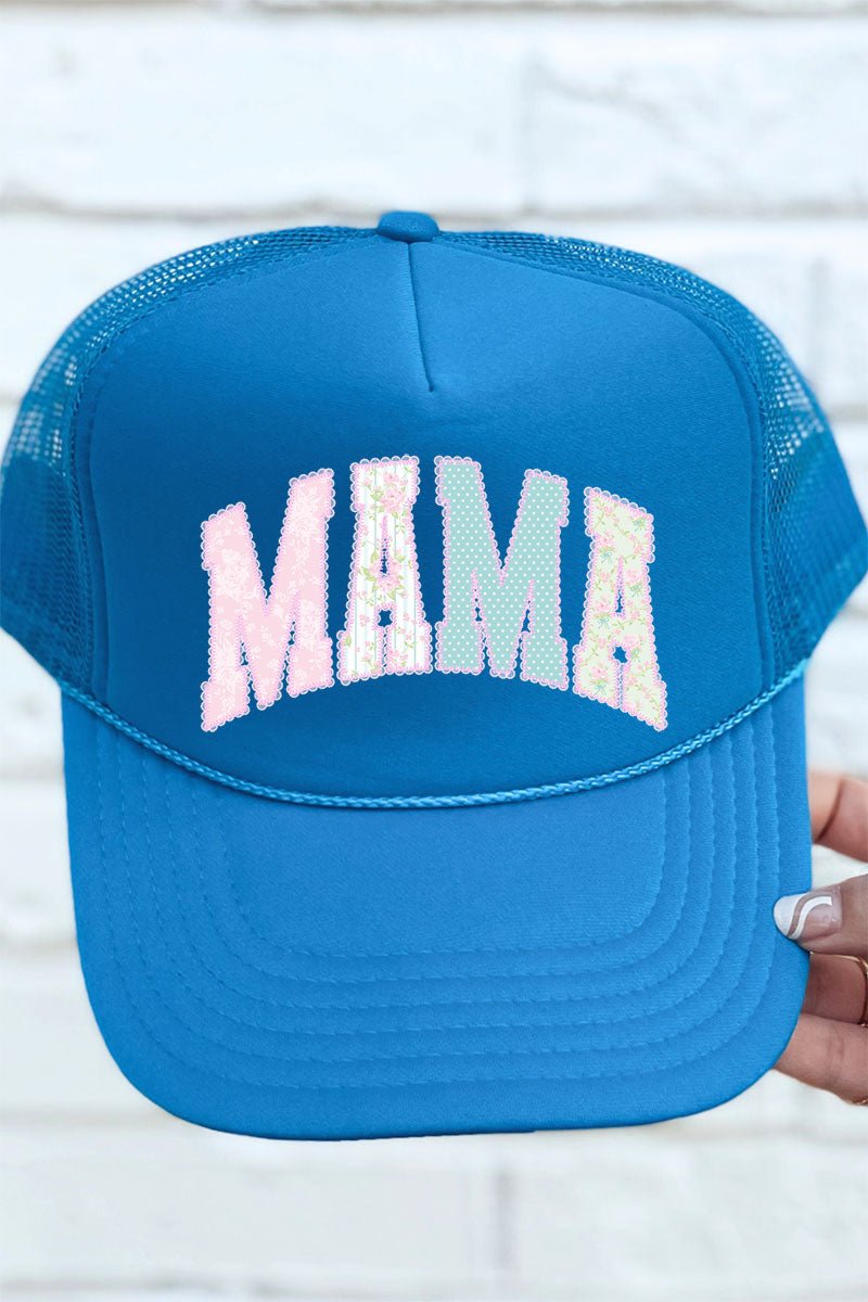 Timeless Mama Otto Columbia Blue Foam Front Trucker Hat - Wholesale Accessory Market