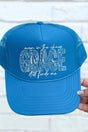 White Grace In Bloom Otto Foam Front Trucker Hat - Wholesale Accessory Market