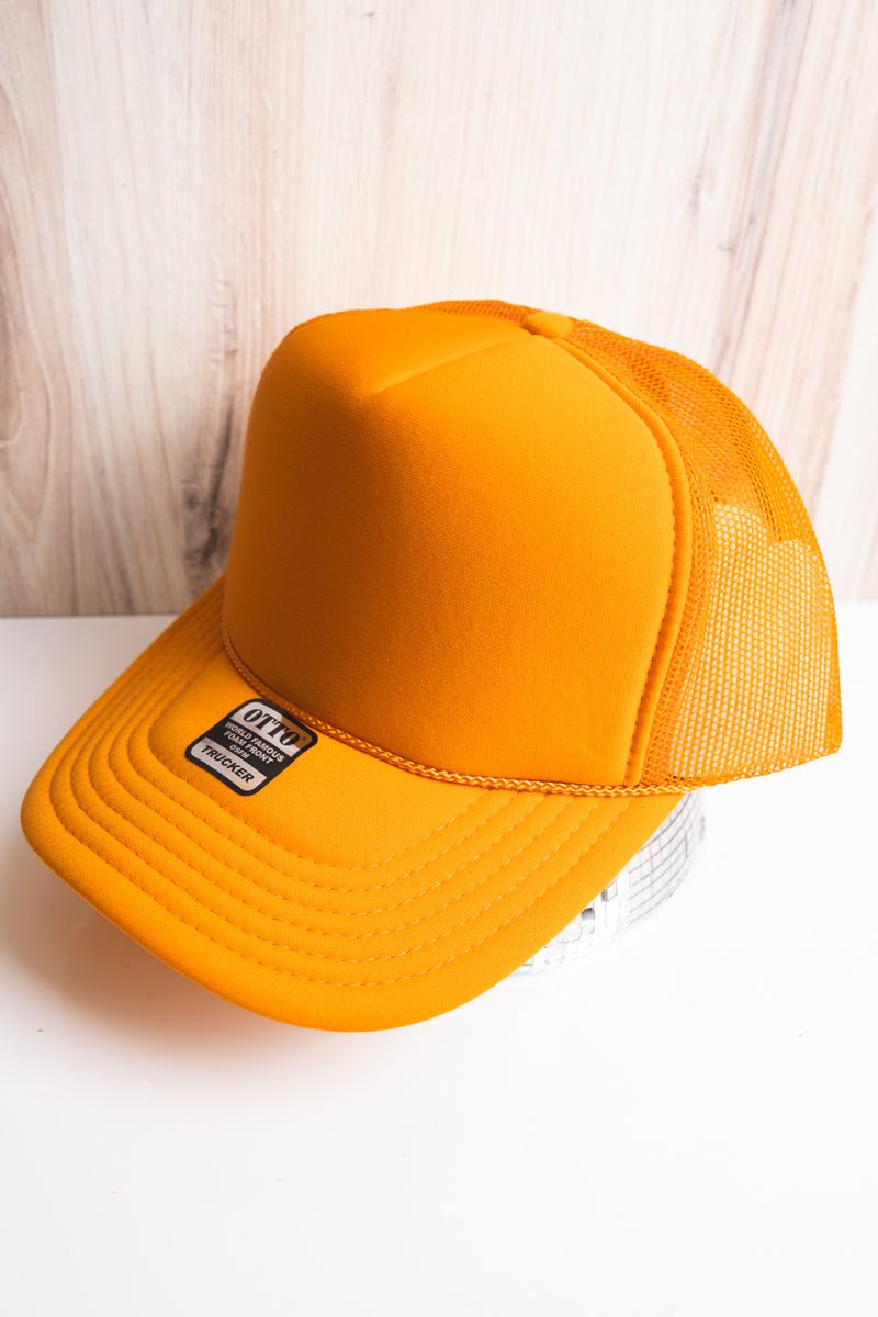 Cowboy Just Rope It Gold Foam Front Trucker Hat | Wholesale