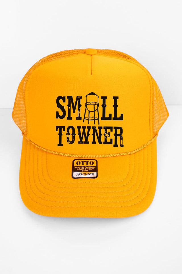 Small Towner Otto Gold Foam Front Trucker Hat - Wholesale Accessory Market