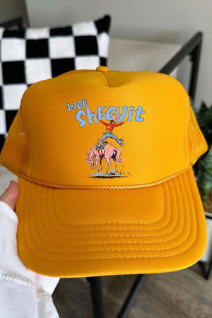 Well Sheeyit Cowboy Otto Foam Front Trucker Hat - Wholesale Accessory Market