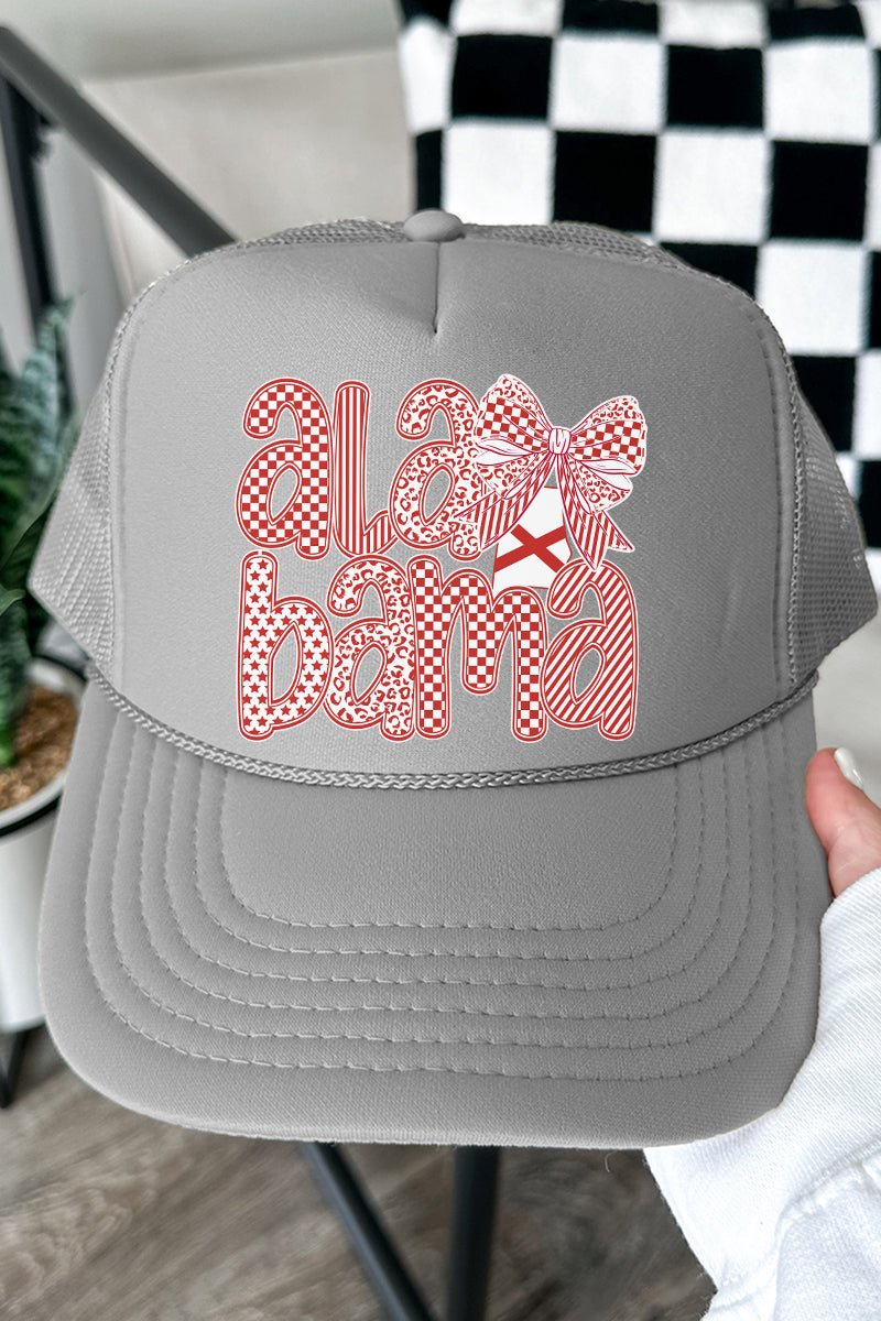 Alabama Ties Otto Gray Foam Front Trucker Hat - Wholesale Accessory Market
