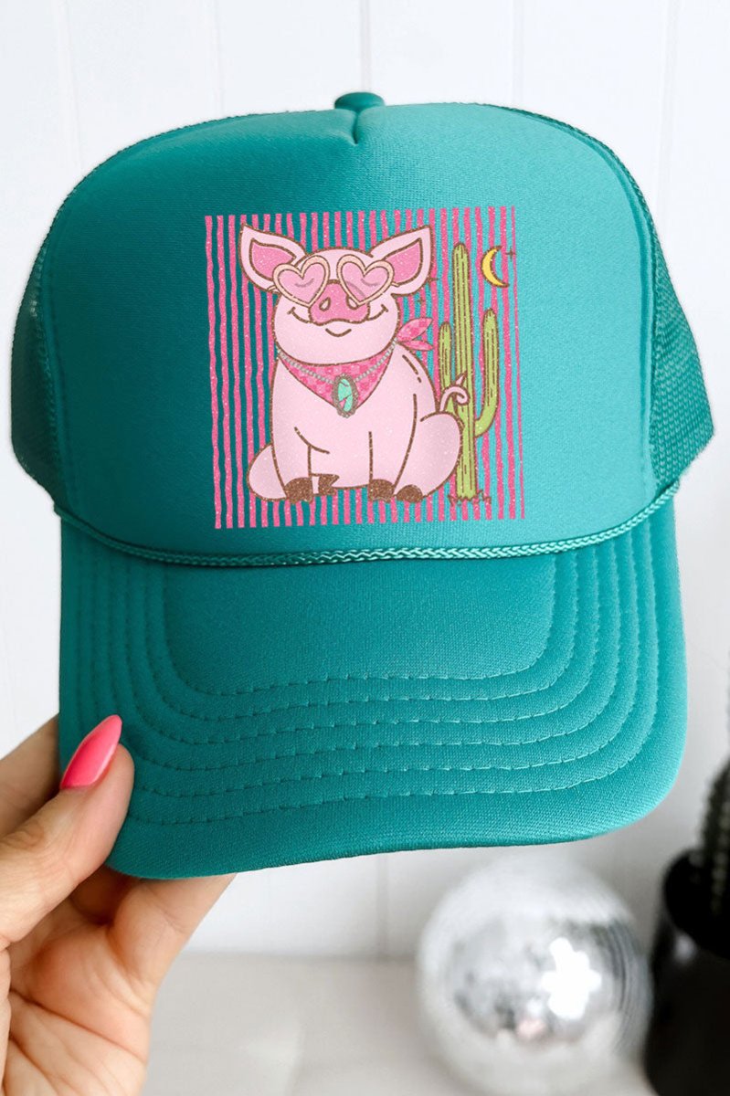 Desert Diva Piggy Otto Foam Front Trucker Hat - Wholesale Accessory Market