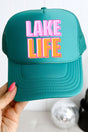 Golden Hour Lake Life Otto Jade Foam Front Trucker Hat - Wholesale Accessory Market