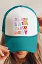 Better Late Than Ugly Otto Jade with White Foam Front Trucker Hat - Wholesale Accessory Market
