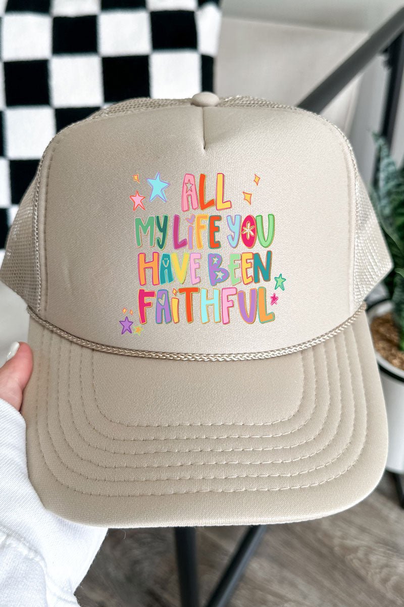 All My Life Otto Khaki Foam Front Trucker Hat - Wholesale Accessory Market