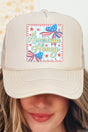 American Honey Otto Khaki Foam Front Trucker Hat - Wholesale Accessory Market