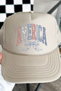 Arched America Floral Otto Khaki Foam Front Trucker Hat - Wholesale Accessory Market