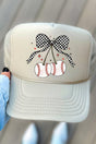 Baseball Cherries Otto Khaki Foam Front Trucker Hat - Wholesale Accessory Market