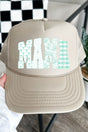 Bow And Green Mama Otto Khaki Foam Front Trucker Hat - Wholesale Accessory Market