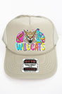 Bright Wildcats Colorful Otto Khaki Foam Front Trucker Hat - Wholesale Accessory Market