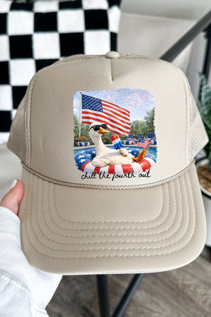 Chill The Fourth Out Otto Foam Front Trucker Hat - Wholesale Accessory Market