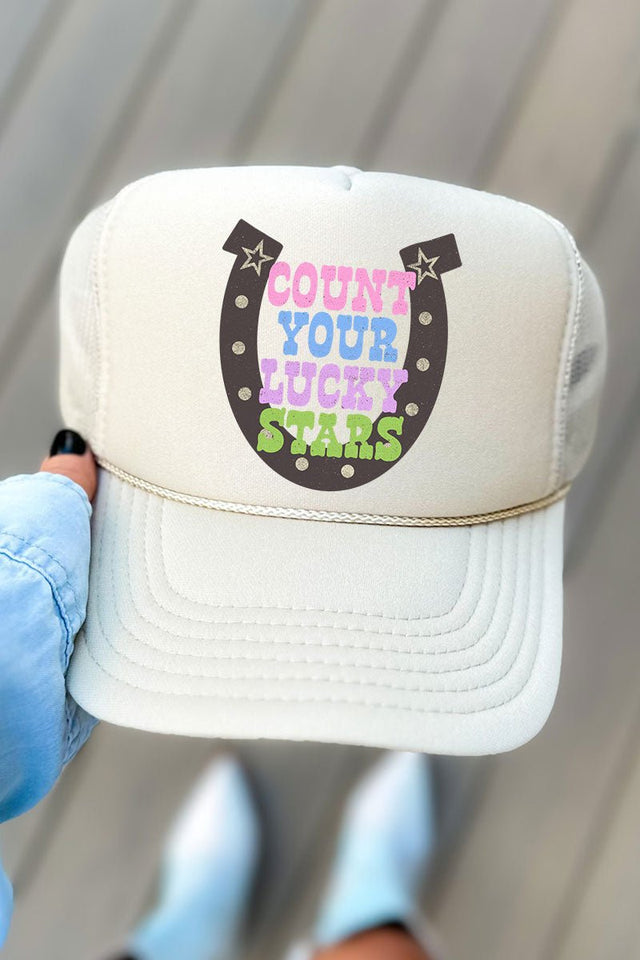 Count Your Lucky Stars Otto Foam Front Trucker Hat - Wholesale Accessory Market