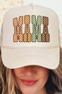 Fall Hues Mama Otto Khaki Foam Front Trucker Hat - Wholesale Accessory Market