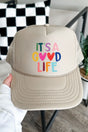 Heart It's A Good Life Otto Khaki Foam Front Trucker Hat - Wholesale Accessory Market