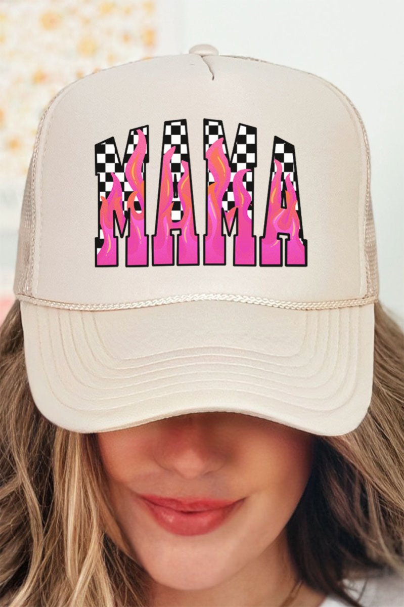Hot Mama Otto Khaki Foam Front Trucker Hat - Wholesale Accessory Market
