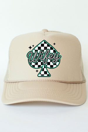 Lucky Spade Wifey Otto Foam Front Trucker Hat - Wholesale Accessory Market