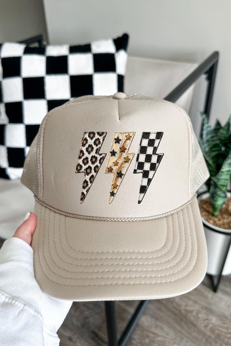 Painted Power Trio Otto Foam Front Trucker Hat - Wholesale Accessory Market