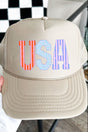 Pastel American Dreamin' Otto Khaki Foam Front Trucker Hat - Wholesale Accessory Market
