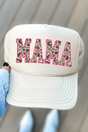 Pink Mama Camo Otto Khaki Foam Front Trucker Hat - Wholesale Accessory Market