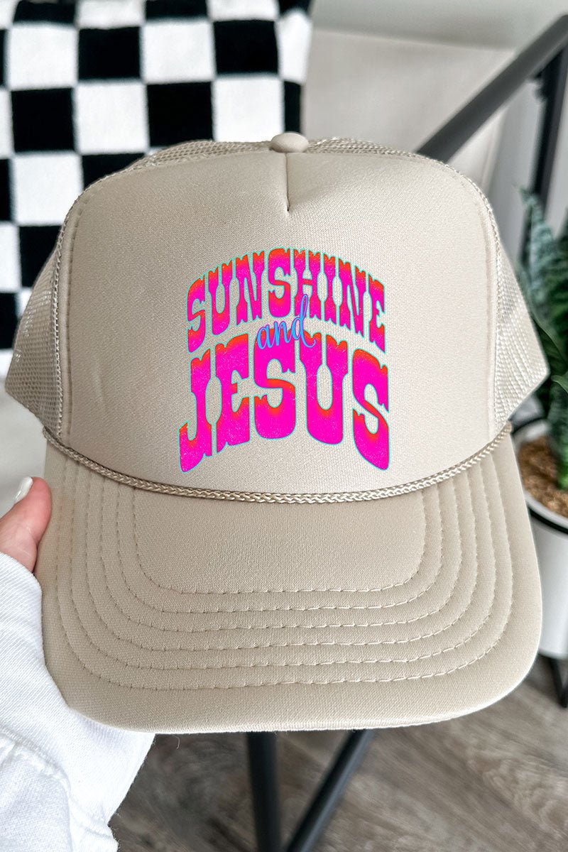 Radiant Sunshine And Jesus Otto Foam Front Trucker Hat - Wholesale Accessory Market