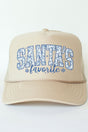 Santa's Favorite Chinoiserie Otto Khaki Foam Front Trucker Hat - Wholesale Accessory Market