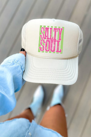 Striped Salty Soul Otto Foam Front Trucker Hat - Wholesale Accessory Market