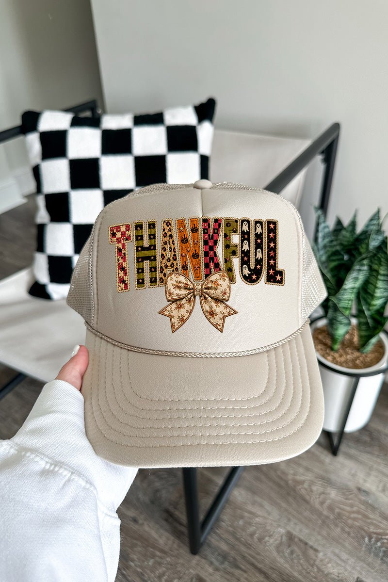 Thankful Fall Spirit Otto Foam Front Trucker Hat - Wholesale Accessory Market