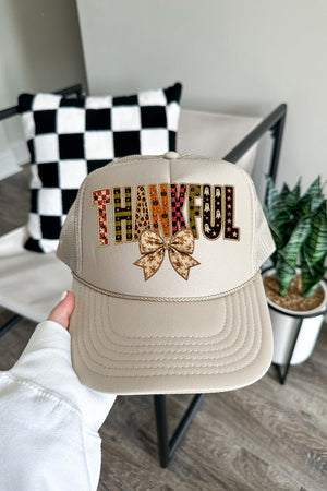 Thankful Fall Spirit Otto Foam Front Trucker Hat - Wholesale Accessory Market