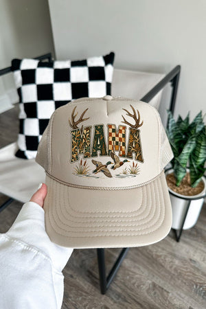 Woodland Mama Otto Foam Front Trucker Hat - Wholesale Accessory Market
