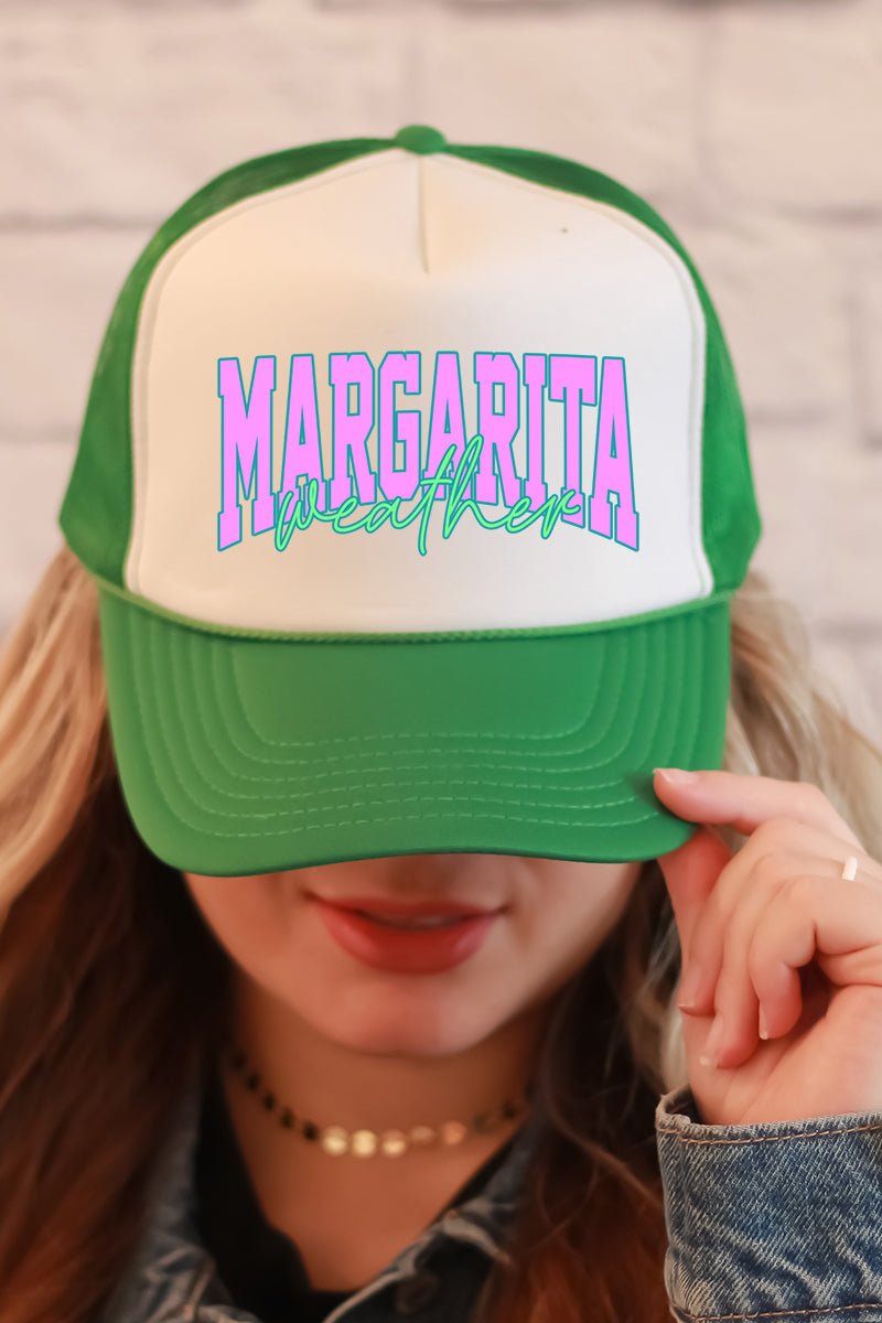 Margarita Weather Color Block Otto Foam Front Trucker Hat - Wholesale Accessory Market