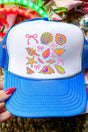 Neon By The Sea Otto Neon Blue with White Foam Front Trucker Hat - Wholesale Accessory Market