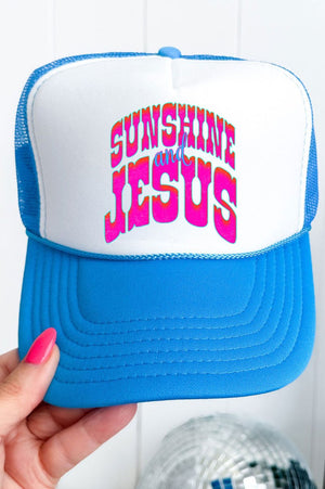 Radiant Sunshine And Jesus Otto Foam Front Trucker Hat - Wholesale Accessory Market
