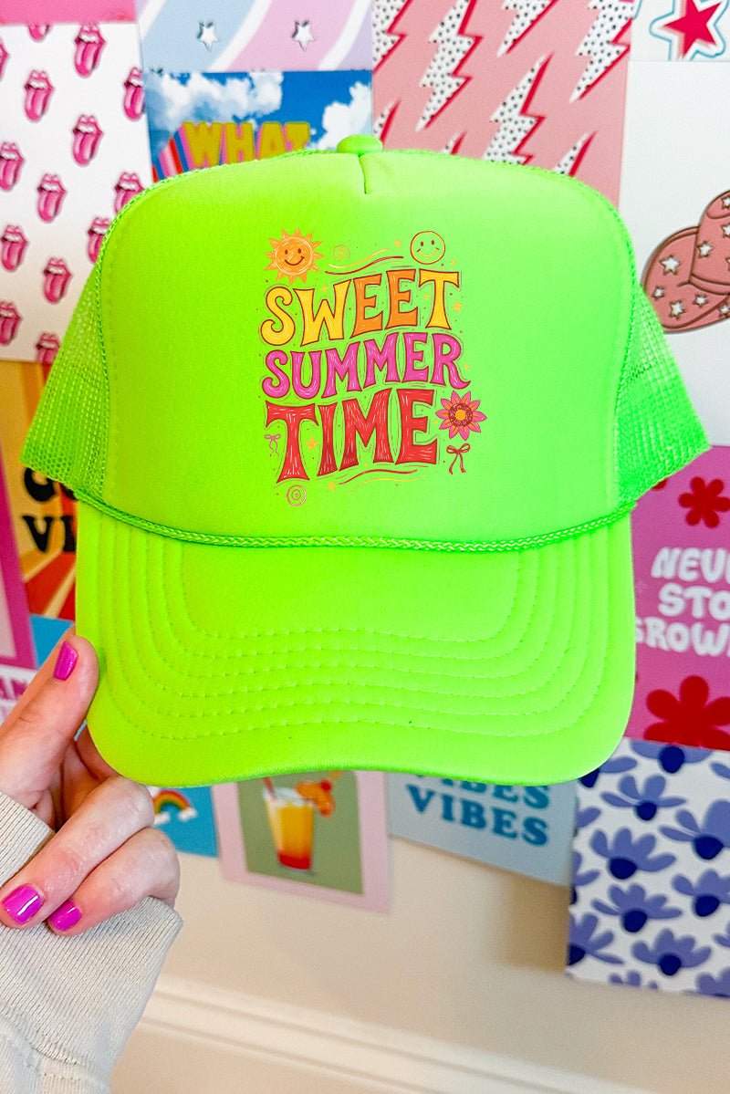 Golden Glow Sweet Summer Time Otto Foam Front Trucker Hat - Wholesale Accessory Market