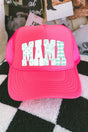 Bow And Green Mama Otto Neon Pink Foam Front Trucker Hat - Wholesale Accessory Market
