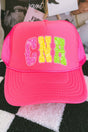 CNA Neon Care Crew Otto Neon Pink Foam Front Trucker Hat - Wholesale Accessory Market