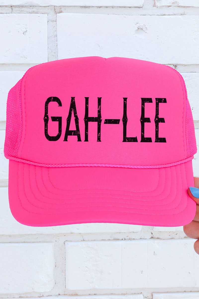 Gah - lee Otto Neon Pink Foam Front Trucker Hat - Wholesale Accessory Market
