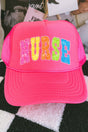 Nurse Neon Care Crew Otto Neon Pink Foam Front Trucker Hat - Wholesale Accessory Market