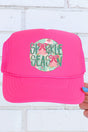 Sparkle Season Otto Neon Pink Foam Front Trucker Hat - Wholesale Accessory Market