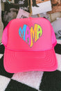 Wild Mama Bright Leopard Otto Foam Front Trucker Hat - Wholesale Accessory Market