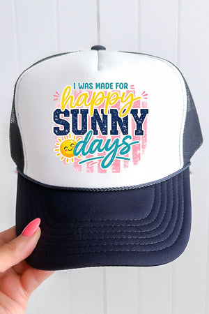 Made For Sunny Days Otto Foam Front Trucker Hat - Wholesale Accessory Market