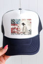 Stars, Stripes, & Jesus Christ Otto Navy with White Foam Front Trucker Hat - Wholesale Accessory Market