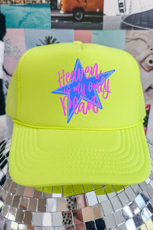 Heaven Is My Only Plan Otto Foam Front Trucker Hat - Wholesale Accessory Market