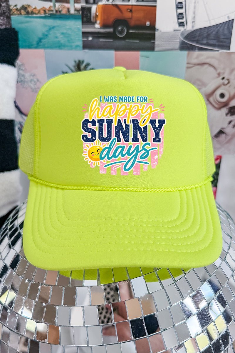 Made For Sunny Days Otto Foam Front Trucker Hat - Wholesale Accessory Market