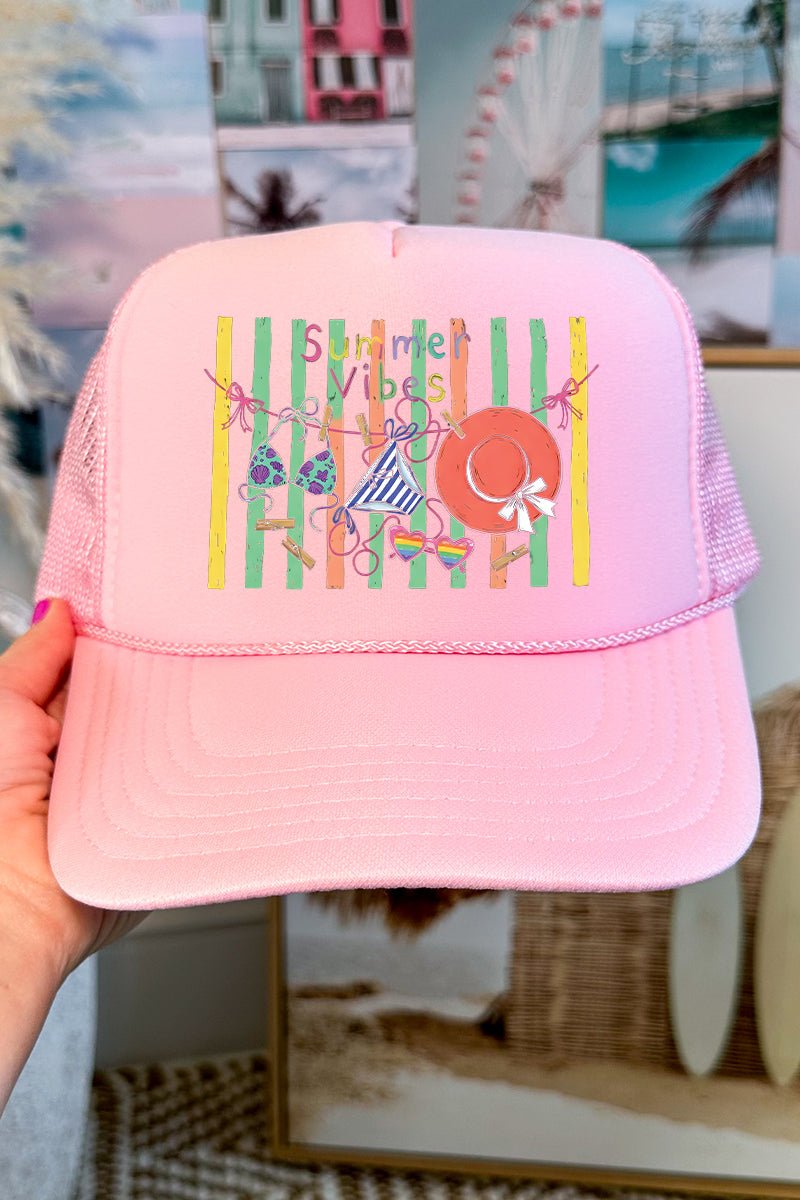 Bikini Summer Vibes Otto Foam Front Trucker Hat - Wholesale Accessory Market